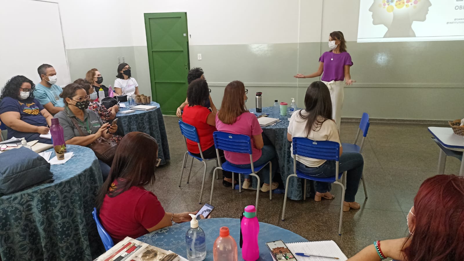 Lecture at Severino de Queiroz State School (MS, Brazil)